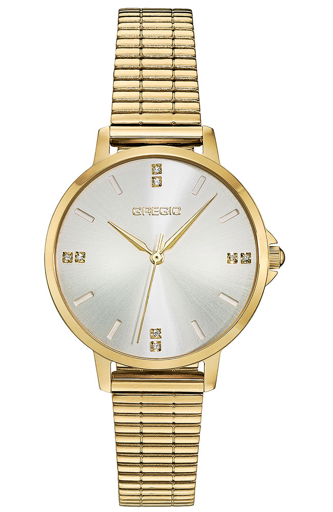 GREGIO Sleek Gold Stainless Steel Bracelet  GR470020